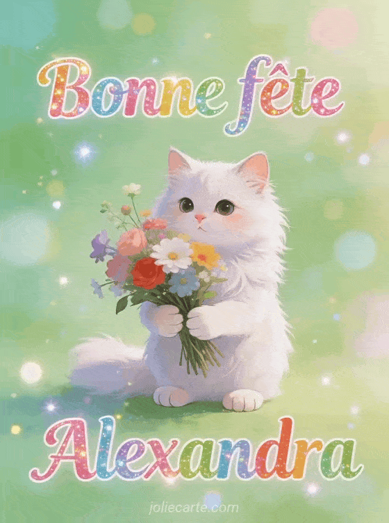 Bonne fête Alexandra - Alexandra gif bonne fete