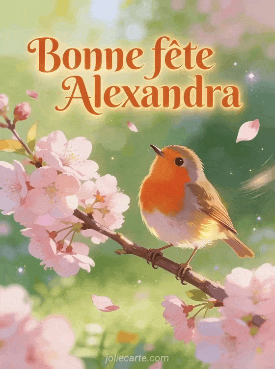 Bonne fête Alexandra - Alexandra image bonne fete gratuite
