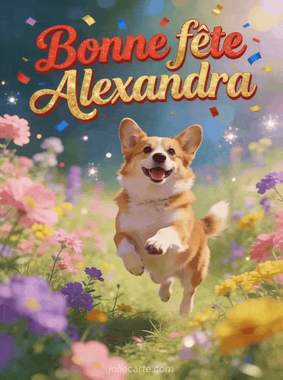 Bonne fête Alexandra - Alexandra gif bonne fete gratuit