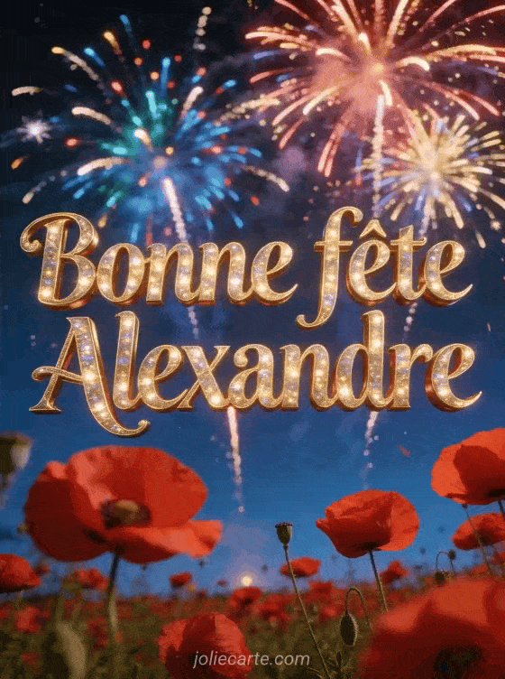 Bonne fête Alexandre - Alexandre bonne fete image