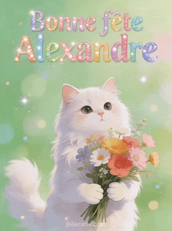 Bonne fête Alexandre - Alexandre gif bonne fete