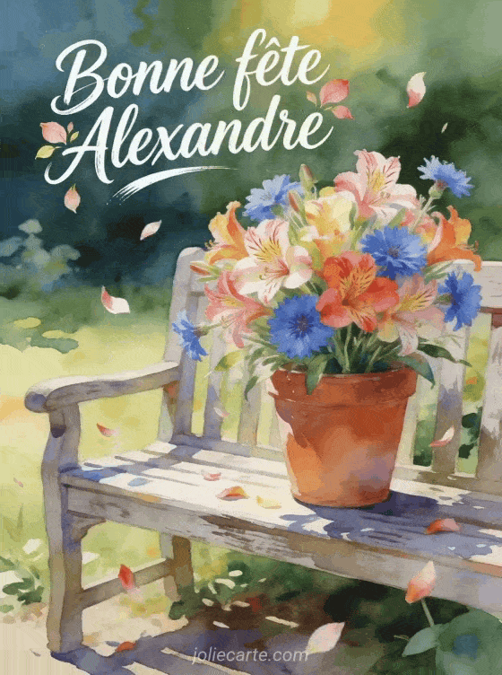 Bonne fête Alexandre - Bonne fete alexandre fleurs