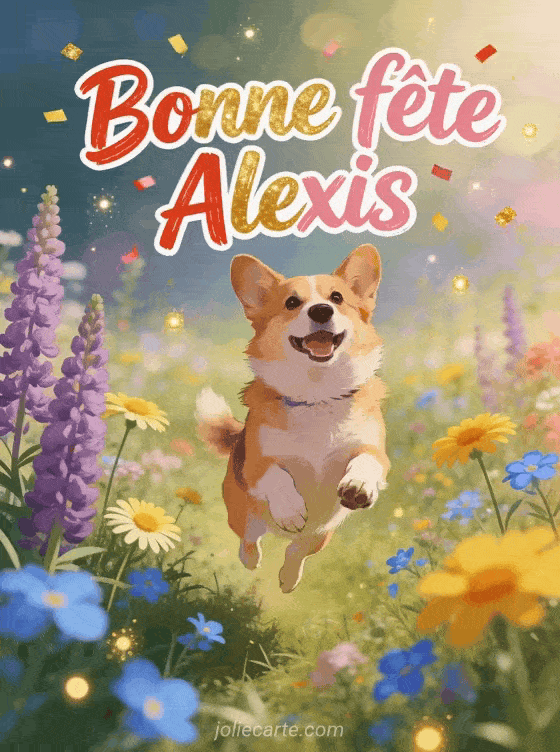 Bonne fête Alexis - Alexis gif bonne fete gratuit