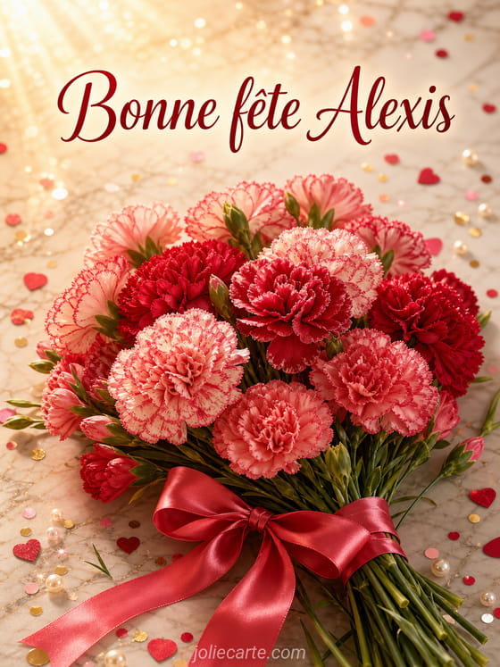 Carte bonne fête Alexis