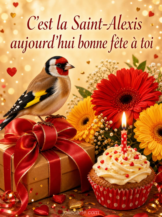 Carte bonne fête Alexis