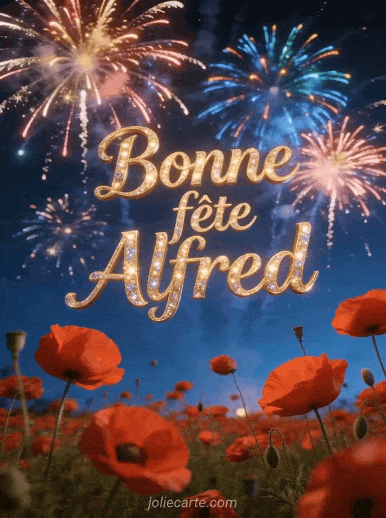 Bonne fête Alfred - Alfred bonne fete image