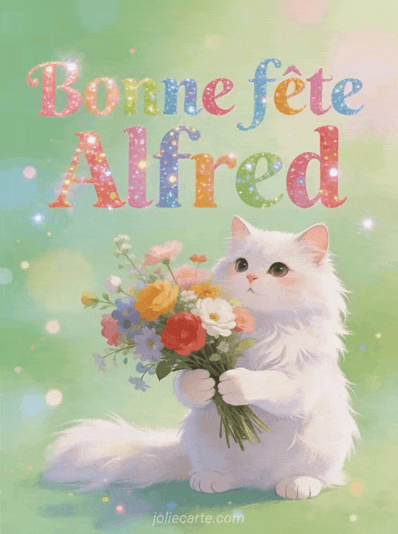 Bonne fête Alfred - Alfred gif bonne fete
