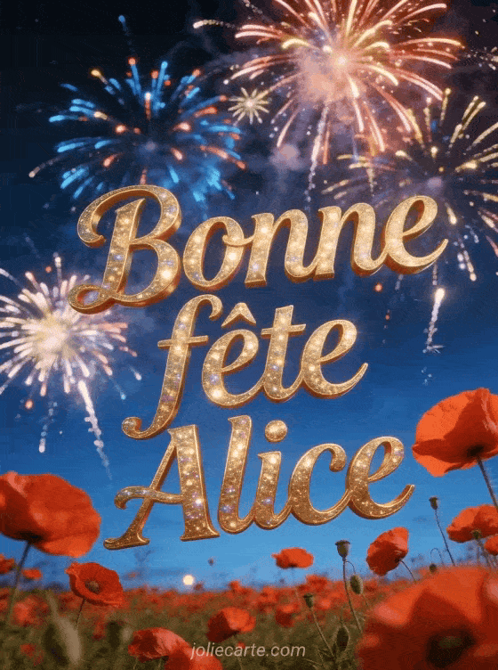 Bonne fête Alice - Alice bonne fete image