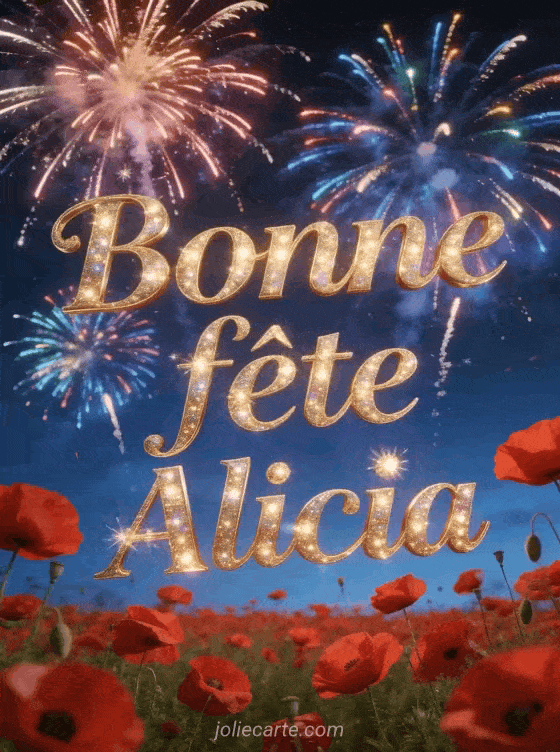 Bonne fête Alicia - Alicia bonne fete image