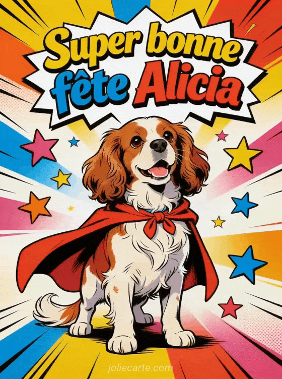 Bonne fête Alicia - Alicia gif bonne fete gratuit