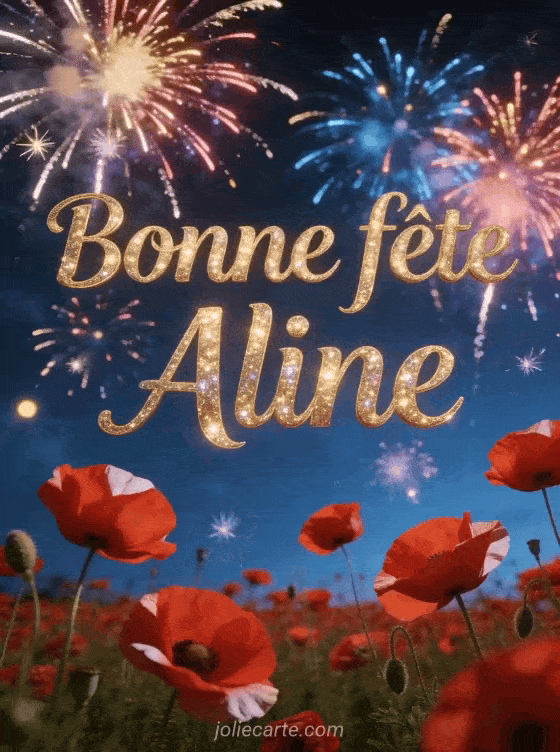Bonne fête Aline - Aline bonne fete image