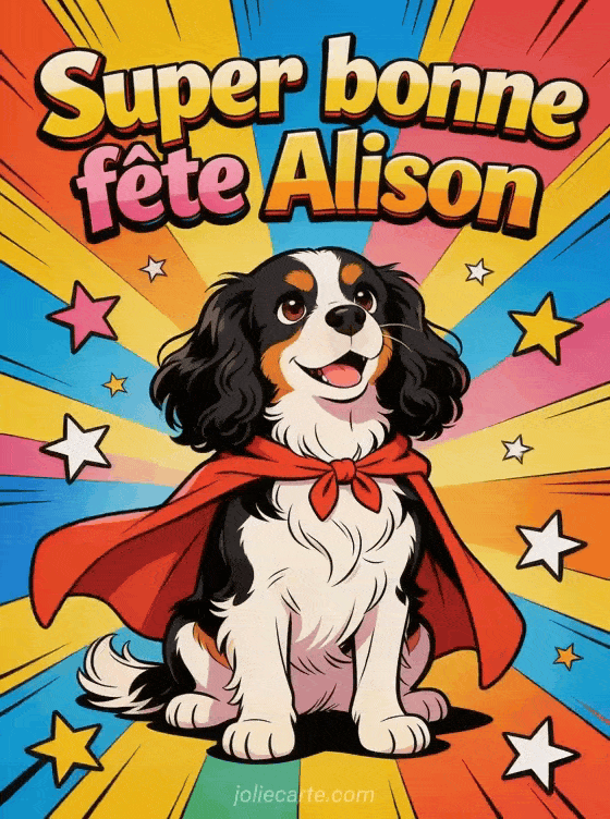 Bonne fête Alison - Bonne fete alison drole