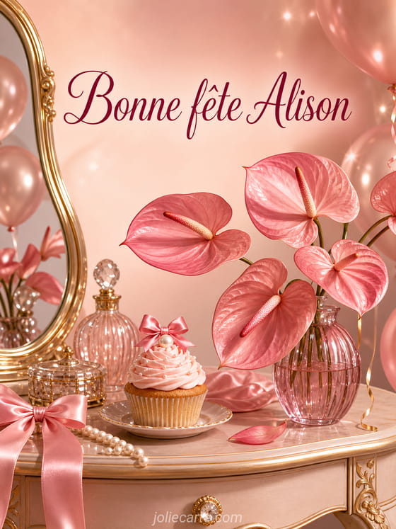 Carte bonne fĂȘte Alison