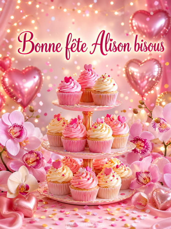Carte bonne fĂȘte Alison