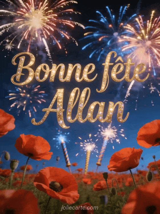 Bonne fête Allan - Bonne fete allan gratuit