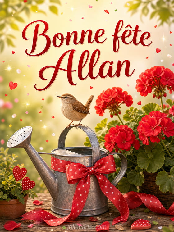 Carte bonne fĂȘte Allan