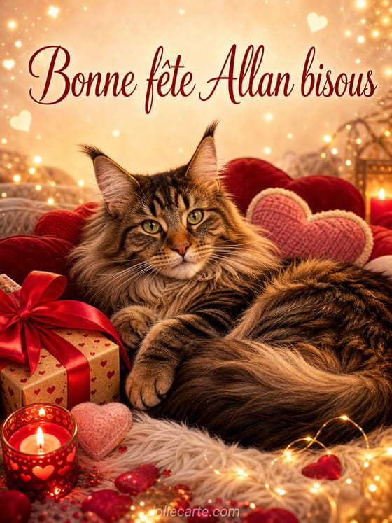 Carte bonne fĂȘte Allan