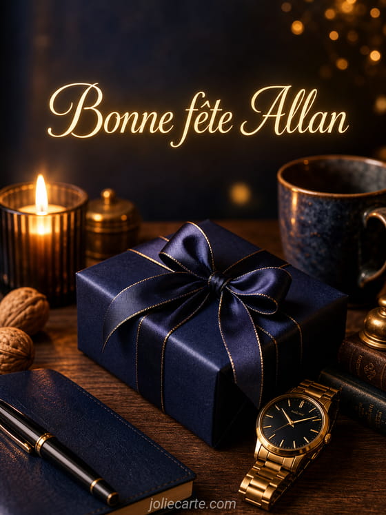 Carte bonne fĂȘte Allan