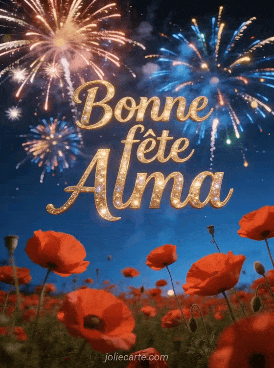 Bonne fête Alma - Bonne fete alma gratuit