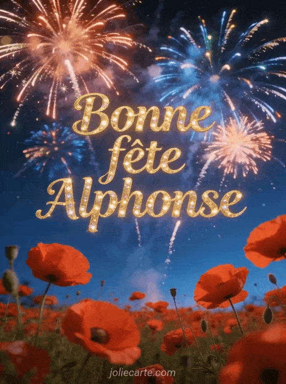 Bonne fête Alphonse - Alphonse bonne fete image