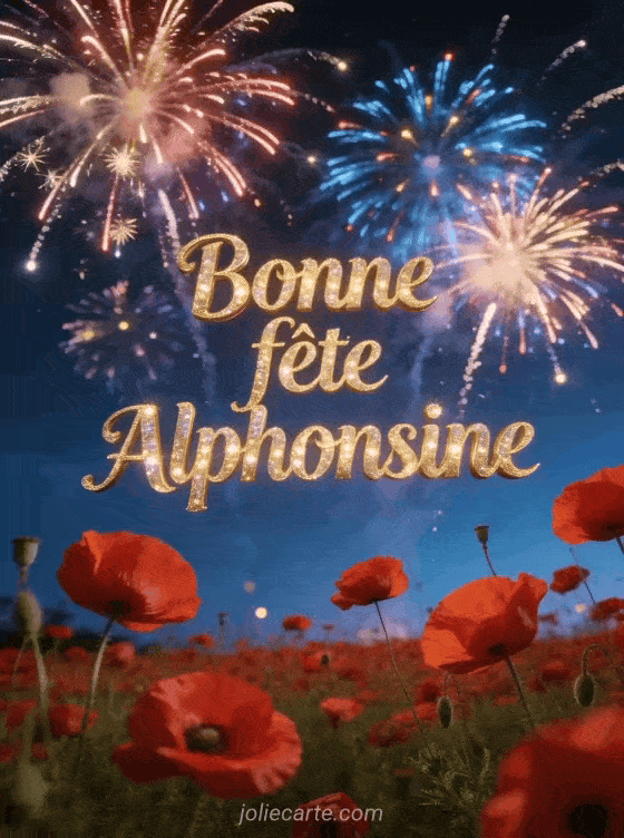 Bonne fête Alphonsine - Bonne fete alphonsine gratuit