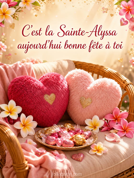 Carte bonne fĂȘte Alyssa