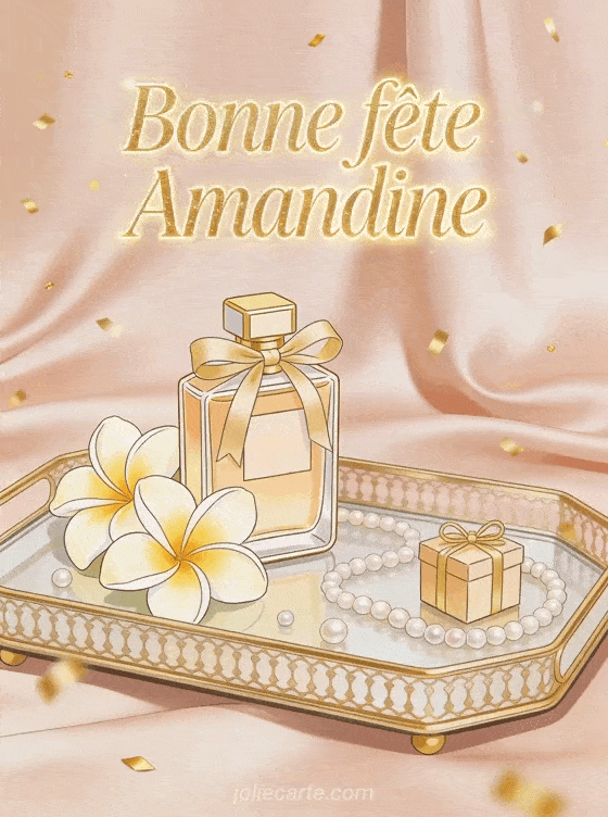Bonne fête Amandine - Bonne fete amandine femme