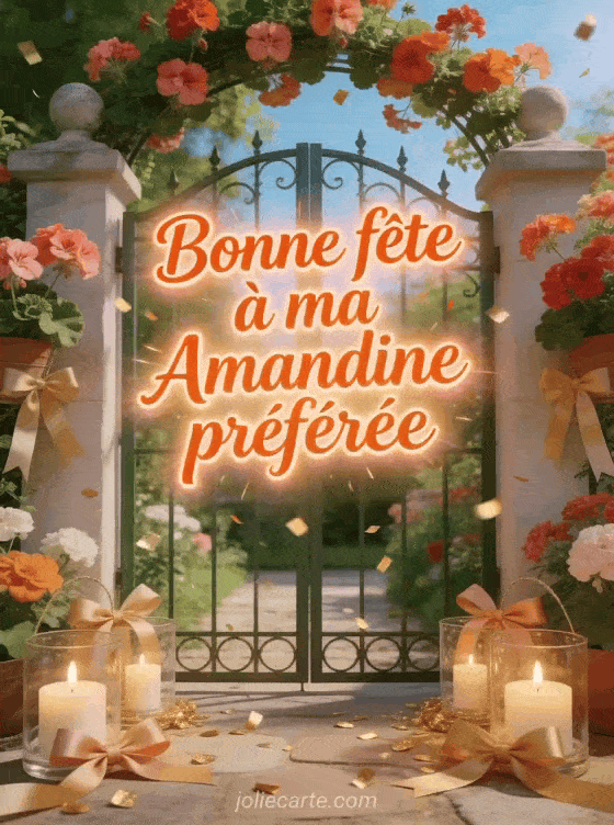 Bonne fête Amandine - Bonne fete sainte amandine