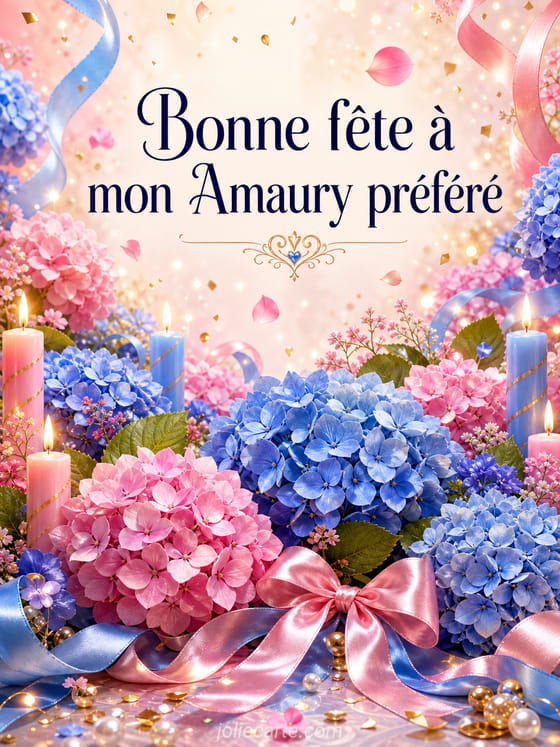 Carte bonne fĂȘte Amaury