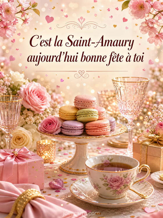 Carte bonne fĂȘte Amaury