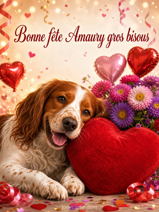 Carte bonne fĂȘte Amaury