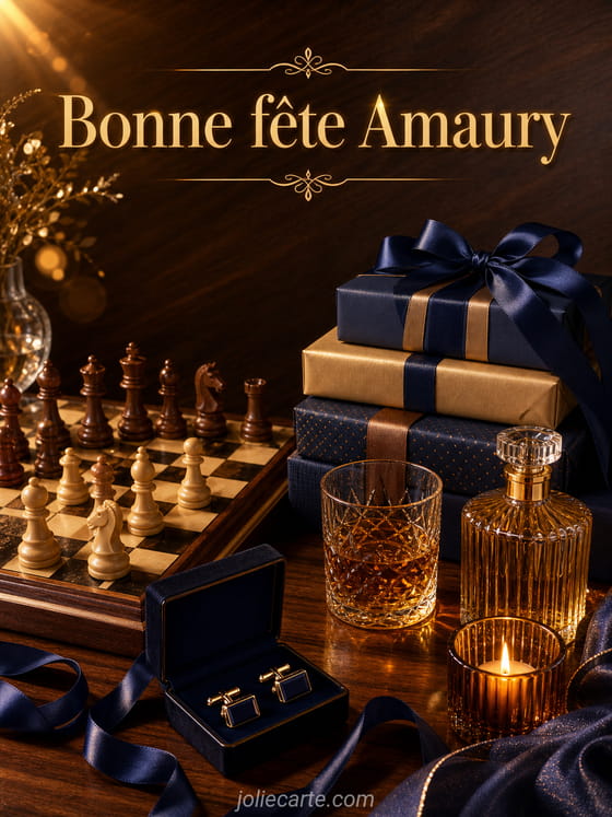 Carte bonne fĂȘte Amaury