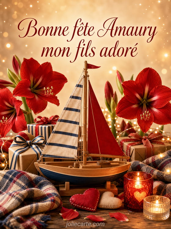 Carte bonne fĂȘte Amaury