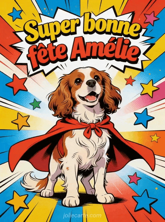 Bonne fête Amelie - Amelie gif bonne fete gratuit