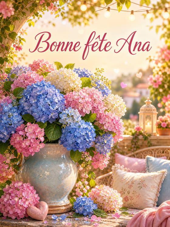 Carte bonne fĂȘte Ana