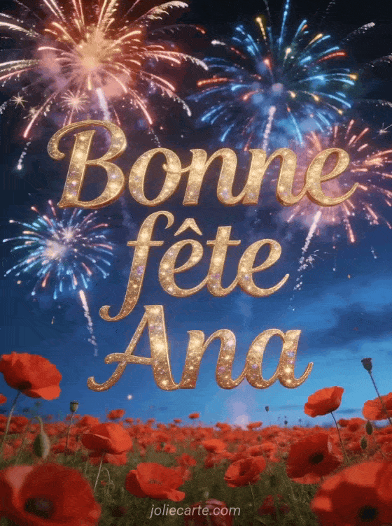 Bonne fête Ana - Bonne fete ana gratuit