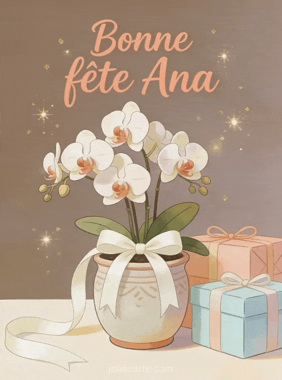 Bonne fête Ana - Carte bonne fete ana gratuite