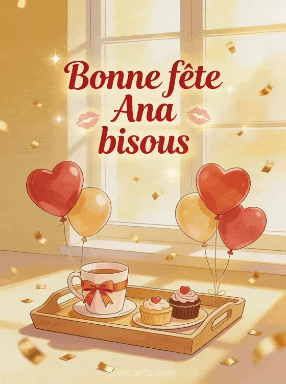 Bonne fête Ana - Bonne fete ana bisous