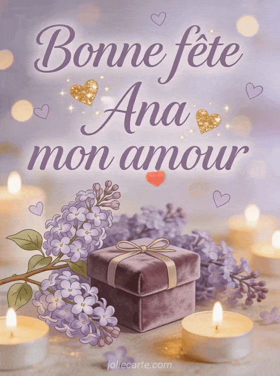 Bonne fête Ana - Bonne fete ana mon amour
