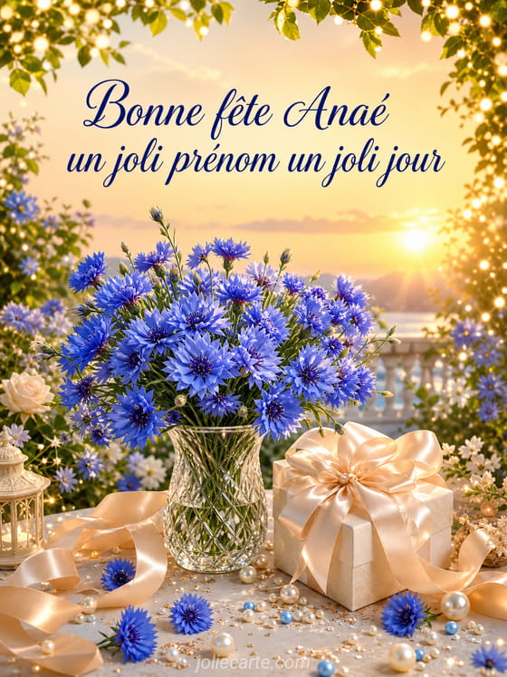 Carte bonne fête Anaé