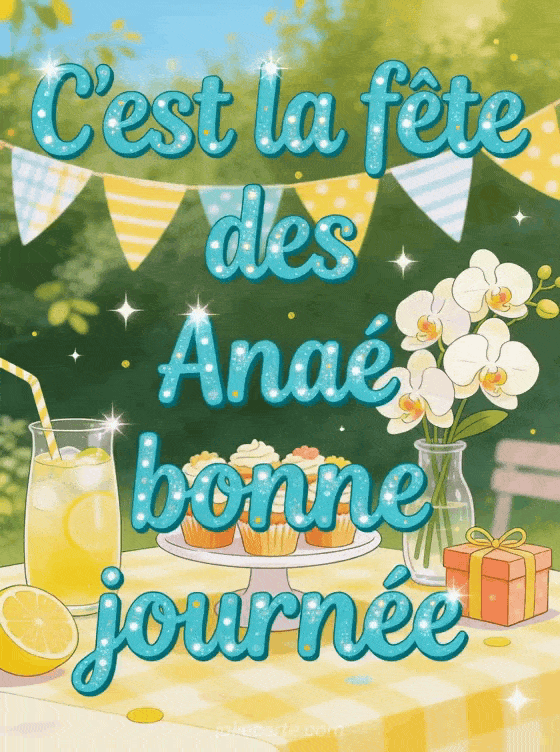 Bonne fête Anaé - Fete anae a souhaiter