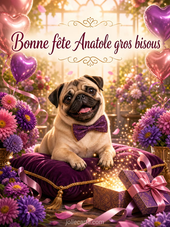 Carte bonne fĂȘte Anatole