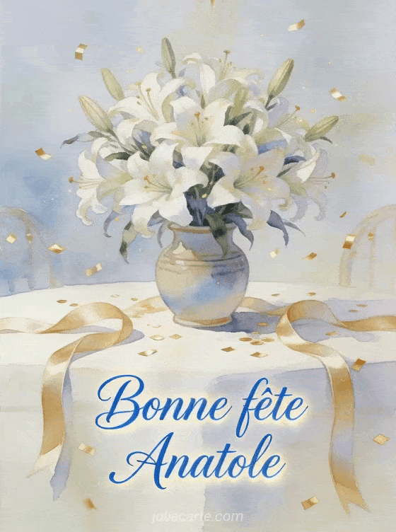 Bonne fête Anatole - Bonne fete anatole fleurs