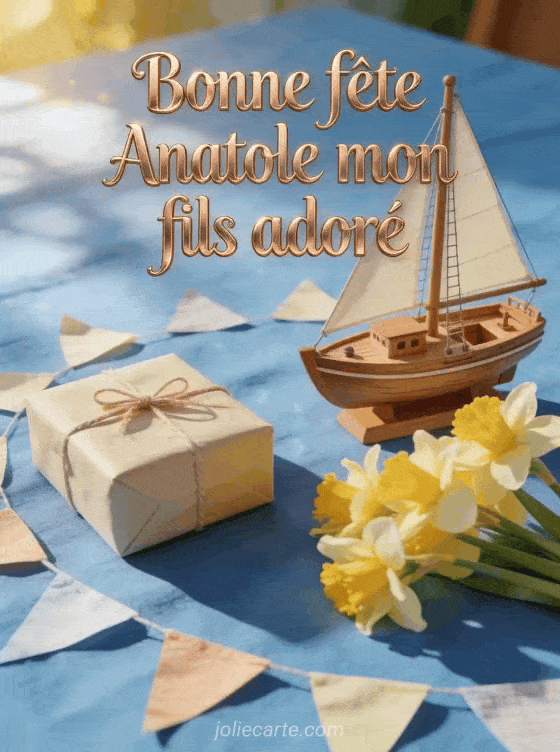 Bonne fête Anatole - Bonne fete anatole mon fils