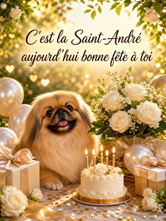 Carte bonne fĂȘte AndrĂ©