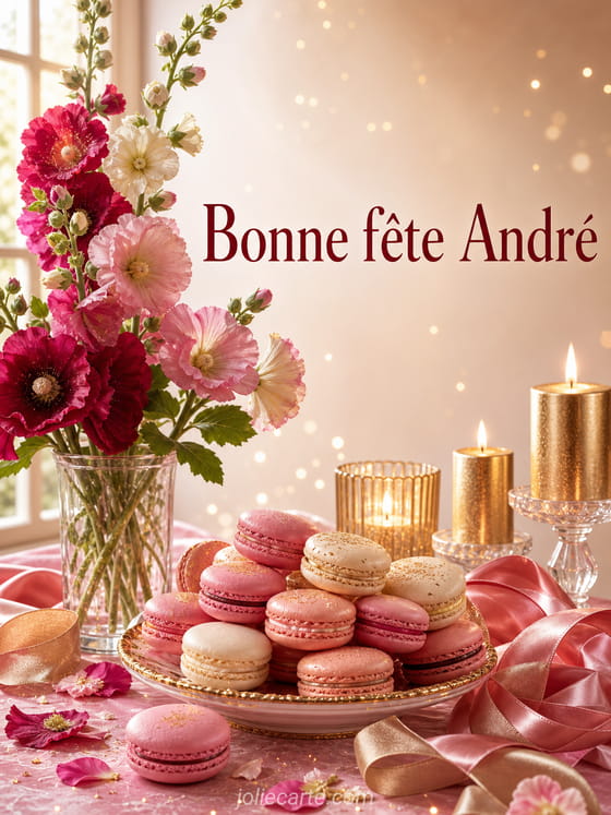 Carte bonne fête André