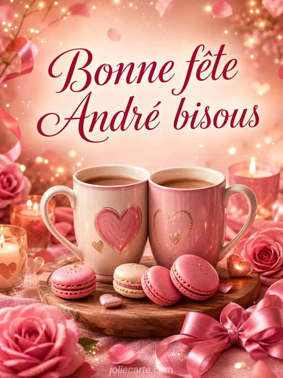 Carte bonne fête André