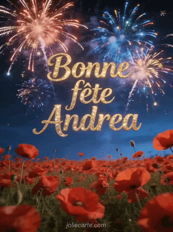 Bonne fête Andrea - Andrea bonne fete image