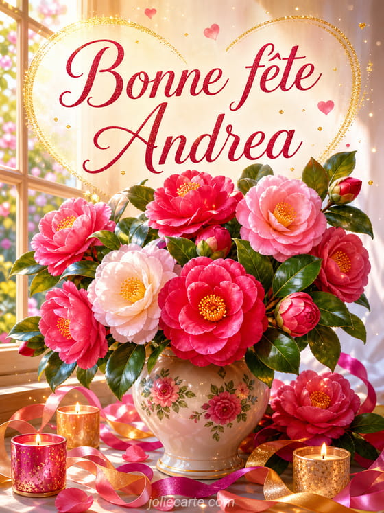 Carte bonne fĂȘte Andrea