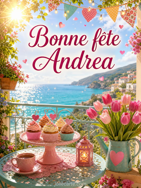 Carte bonne fĂȘte Andrea
